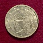 Austria 10 Euro Cent 2nd map St. Stephen's Cathedral 2002 Coin