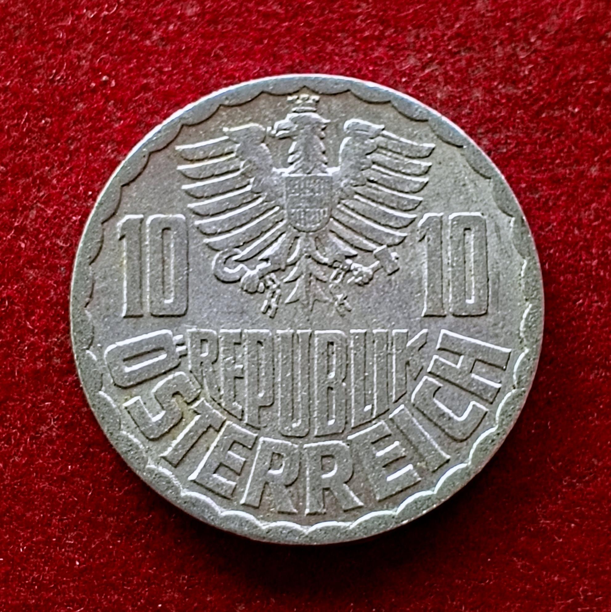 Austria 10 Groschen 1964 Coin