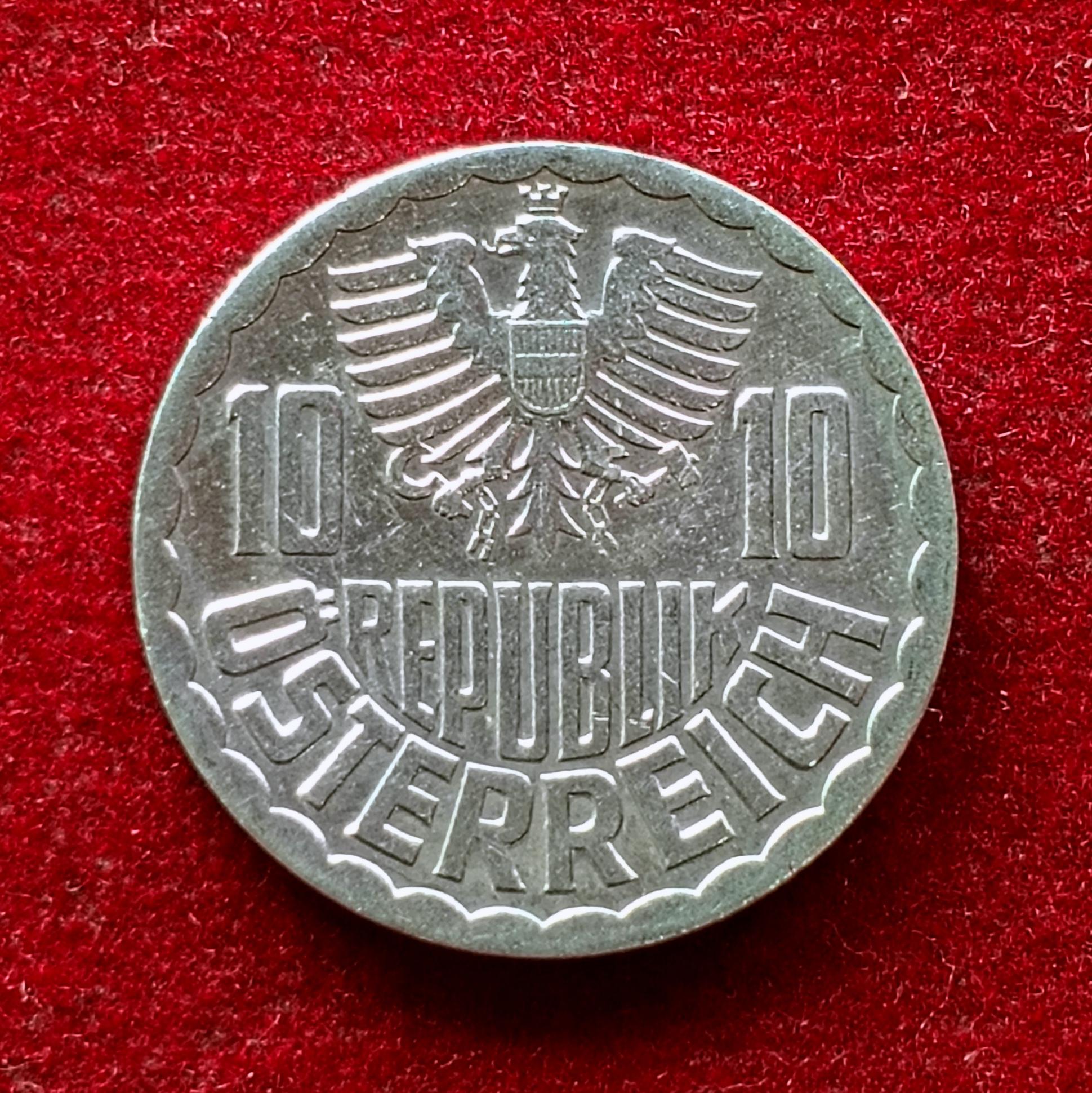 Austria 10 Groschen 1980 Coin