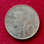 Austria 10 Schilling 1990 Coin