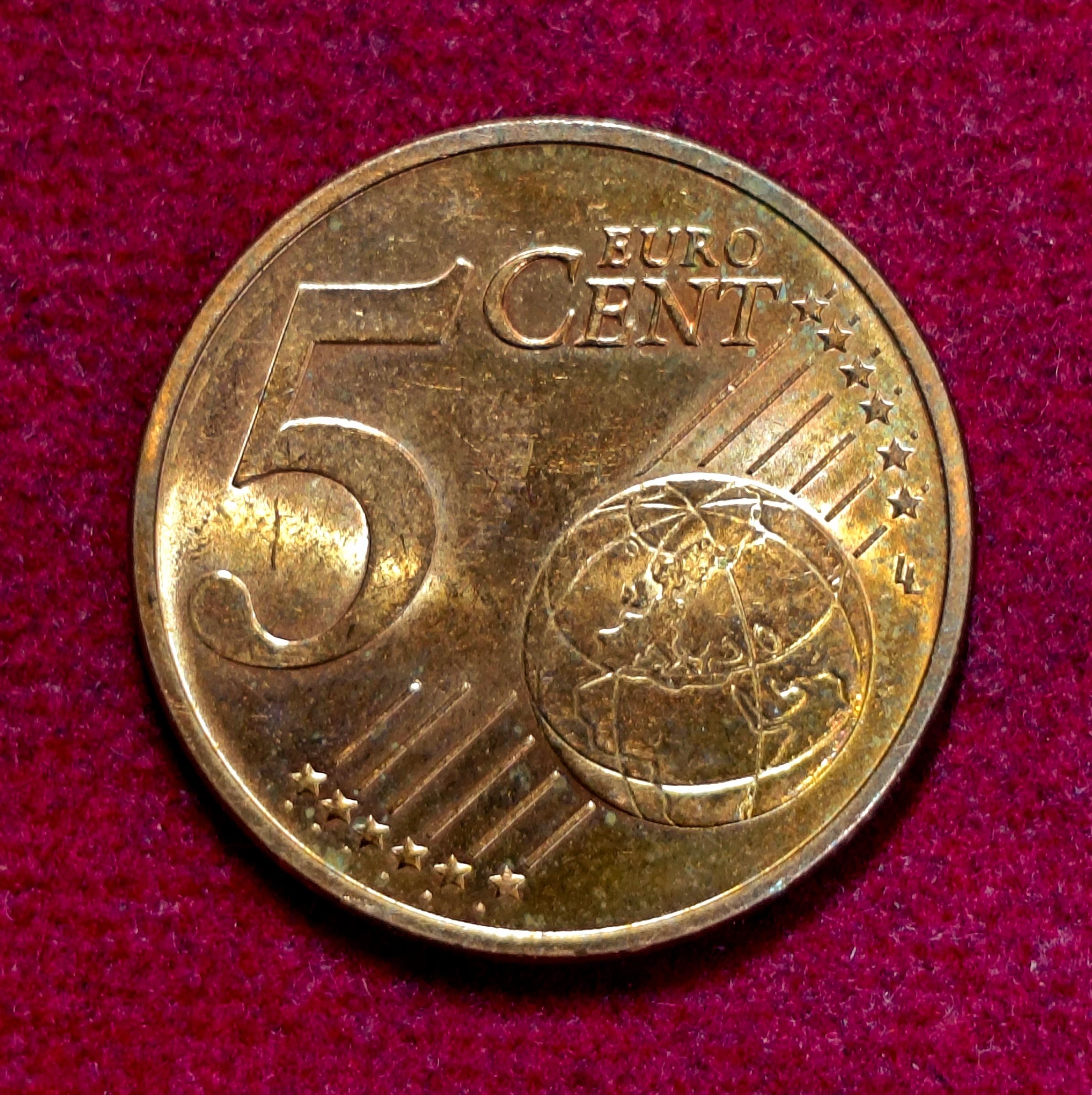 Austria 5 Euro Cent 2015 Coin