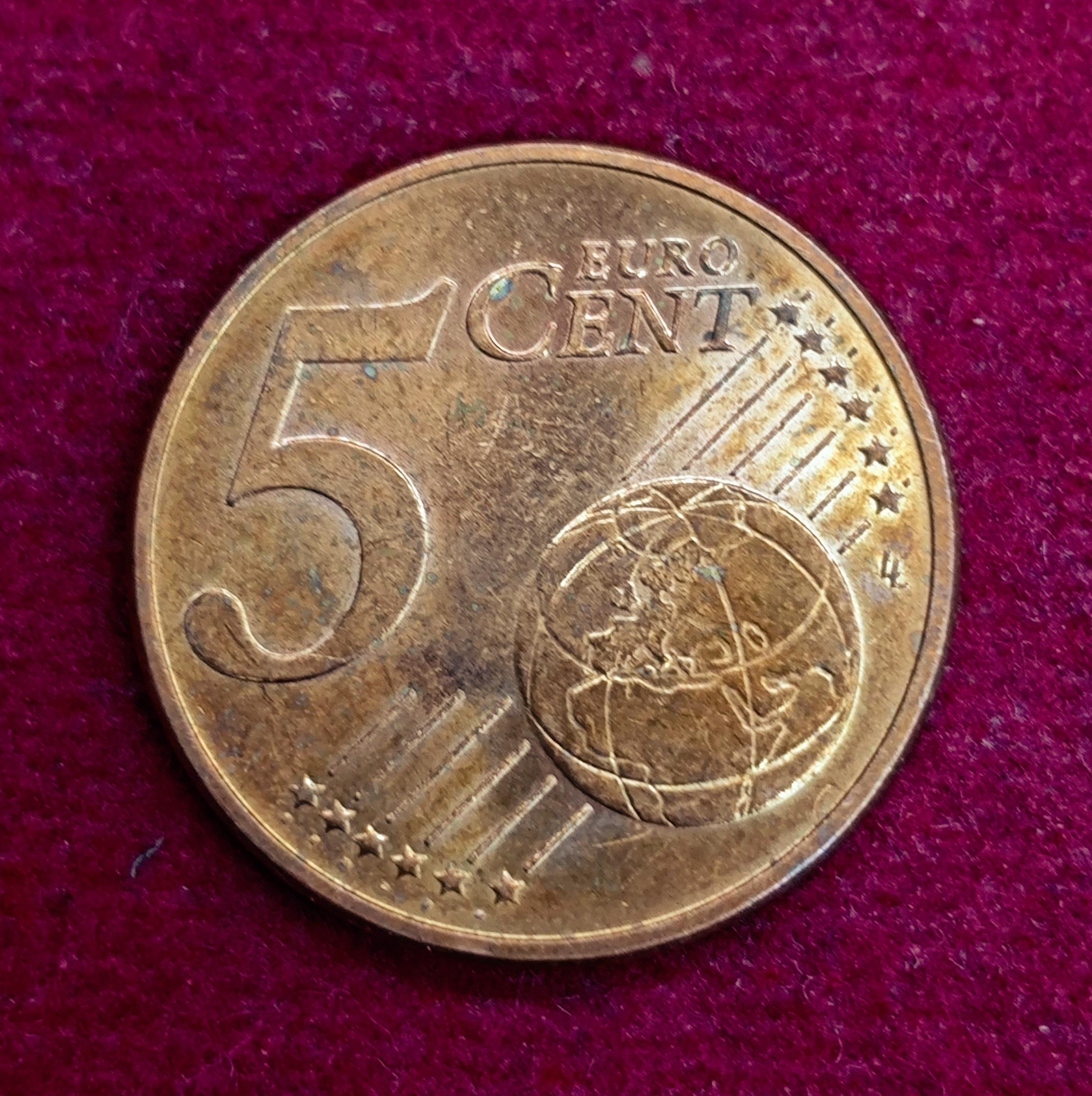 Austria 5 Euro Cent 2015 Coin