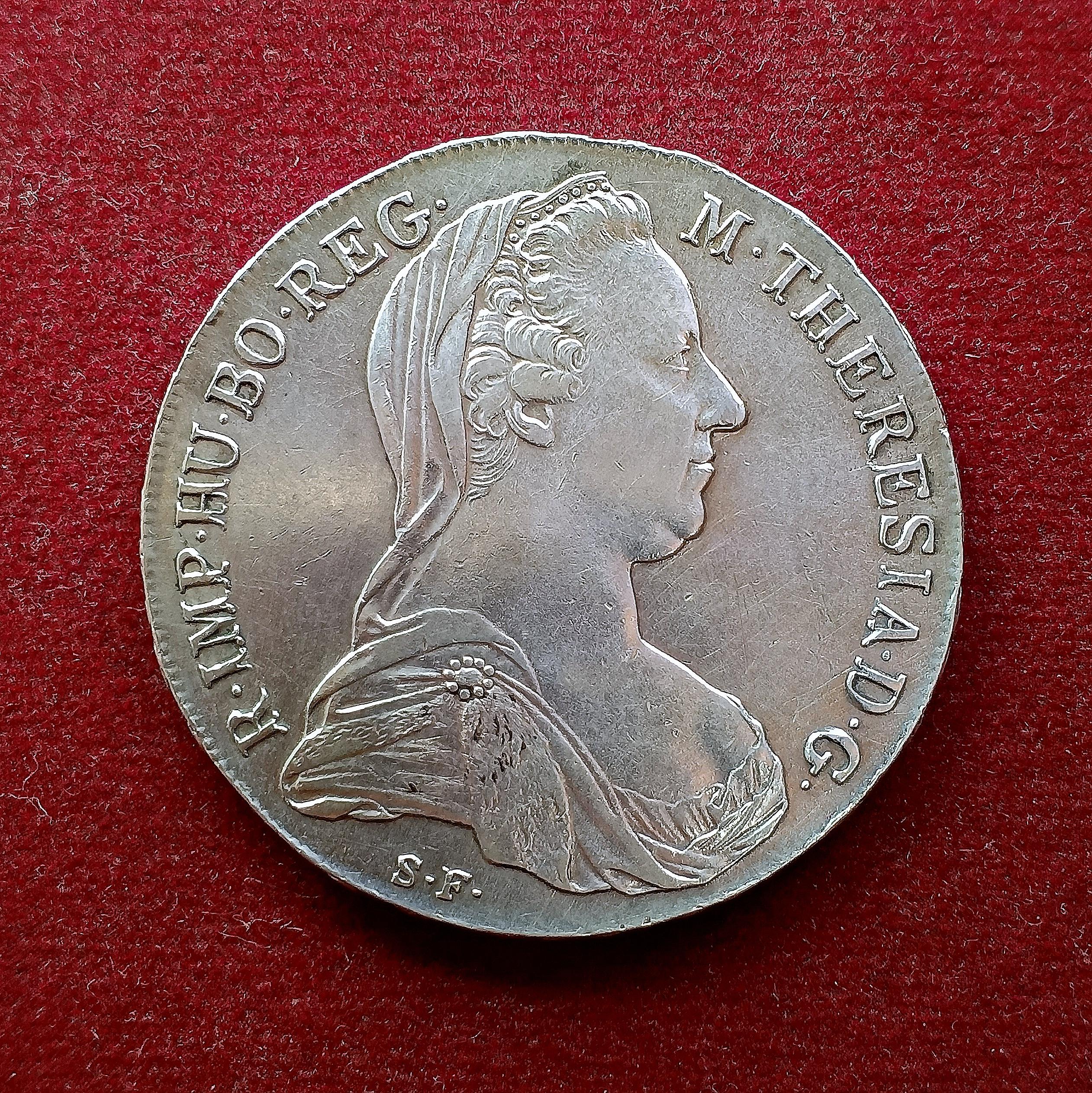 Austrian Empire (Austria) 1 Thaler - Maria Theresia 1780 Silver Coin