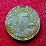 Barbados 25 Cents - Elizabeth II 1973 Coin
