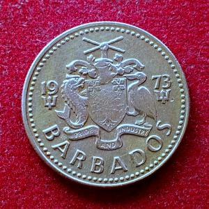 Barbados 25 Cents - Elizabeth II 1973 Coin