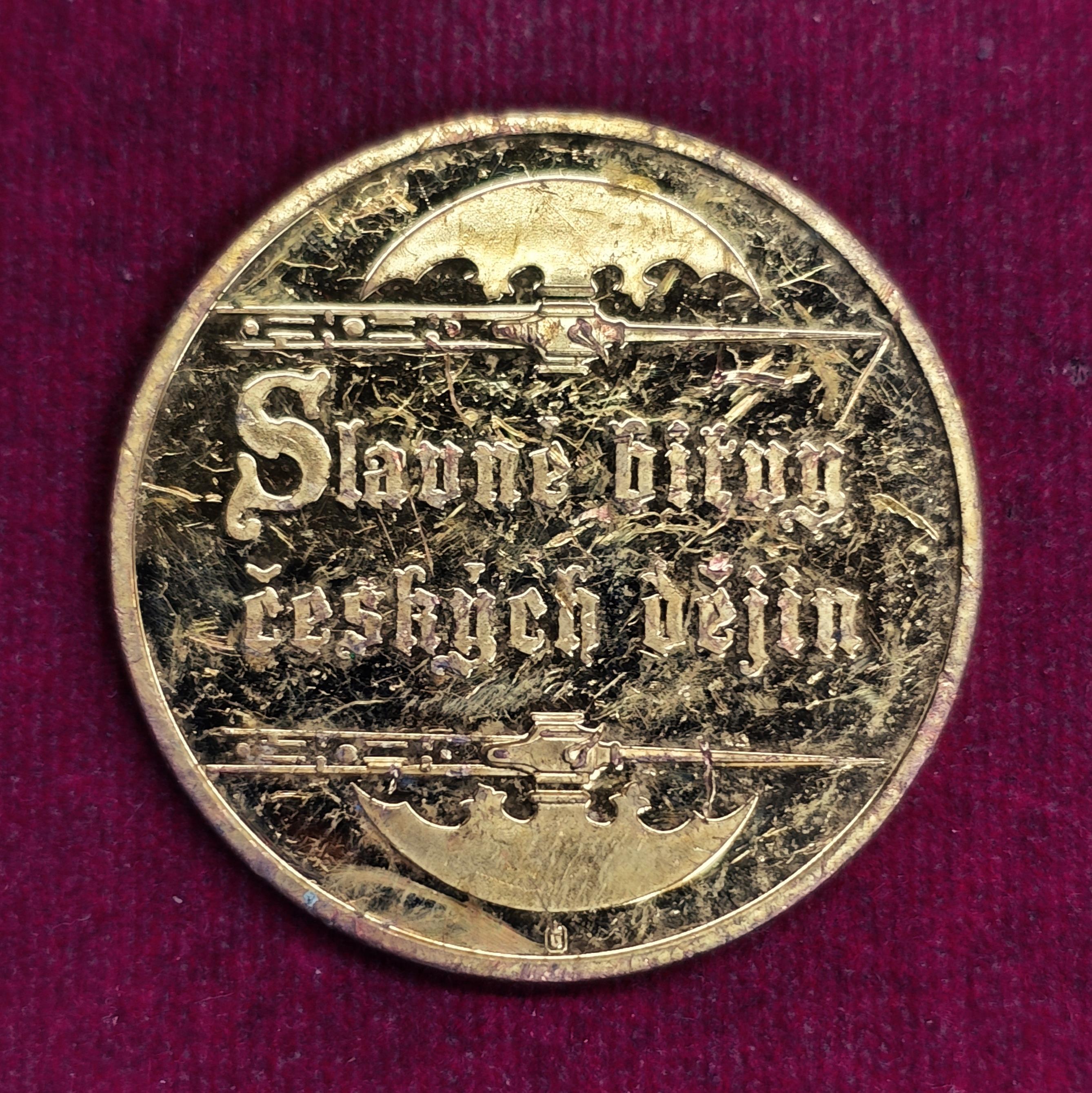 Battle of Zborov 1917 Commemorative Medallion – Famous Battles of Czech History Collectible Coin (40mm)