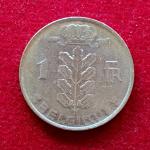 Belgium 1 Franc 1980 Coin