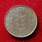 Belgium 1 Franc - Baudouin I French text 1973 Coin