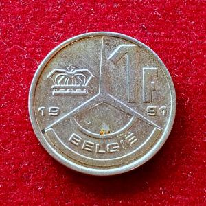 Belgium 1 Francs - Baudouin I Coin