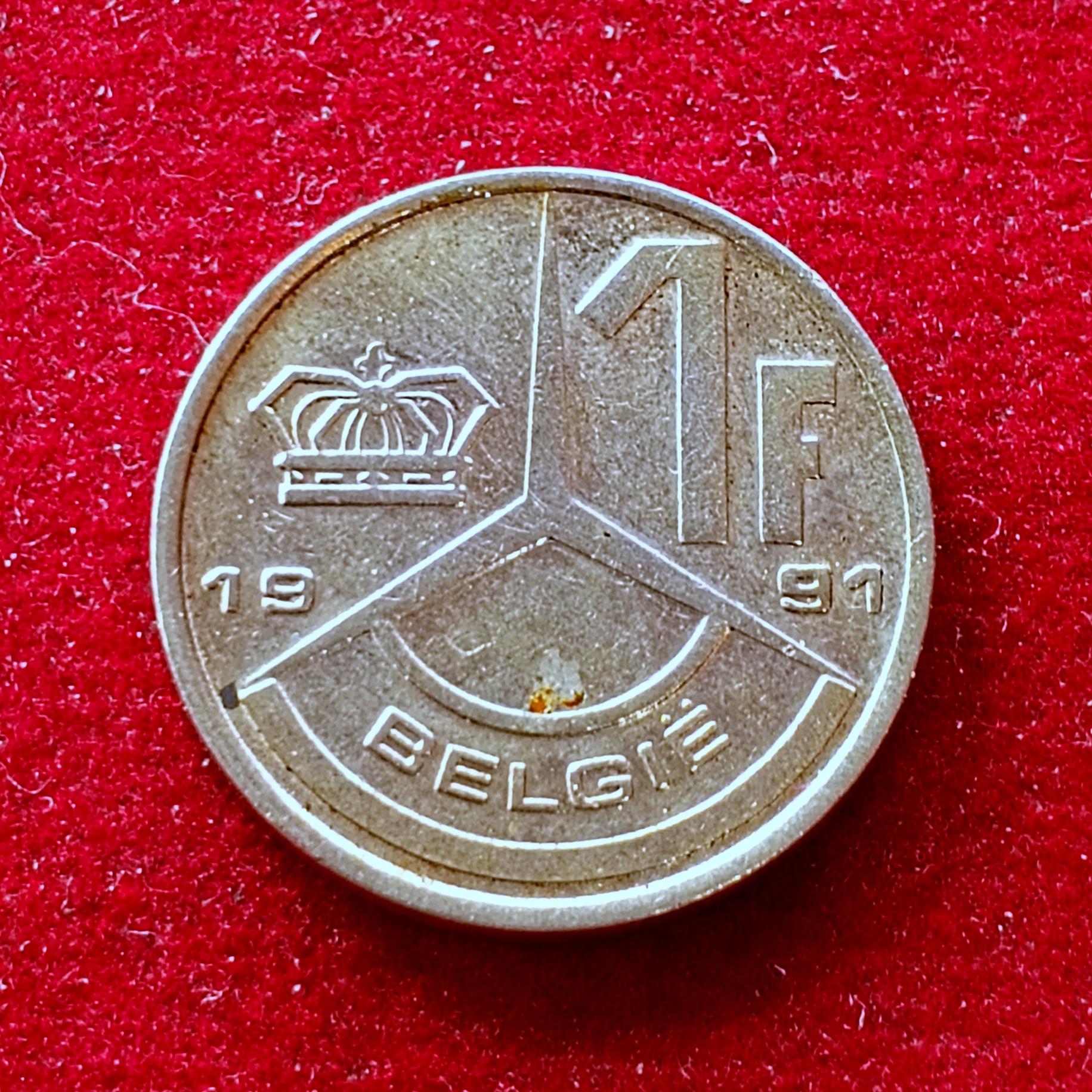 Belgium 1 Francs - Baudouin I Coin