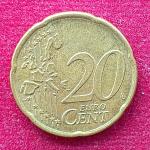 Belgium 20 Euro Cents – King Albert II 2000 Coin