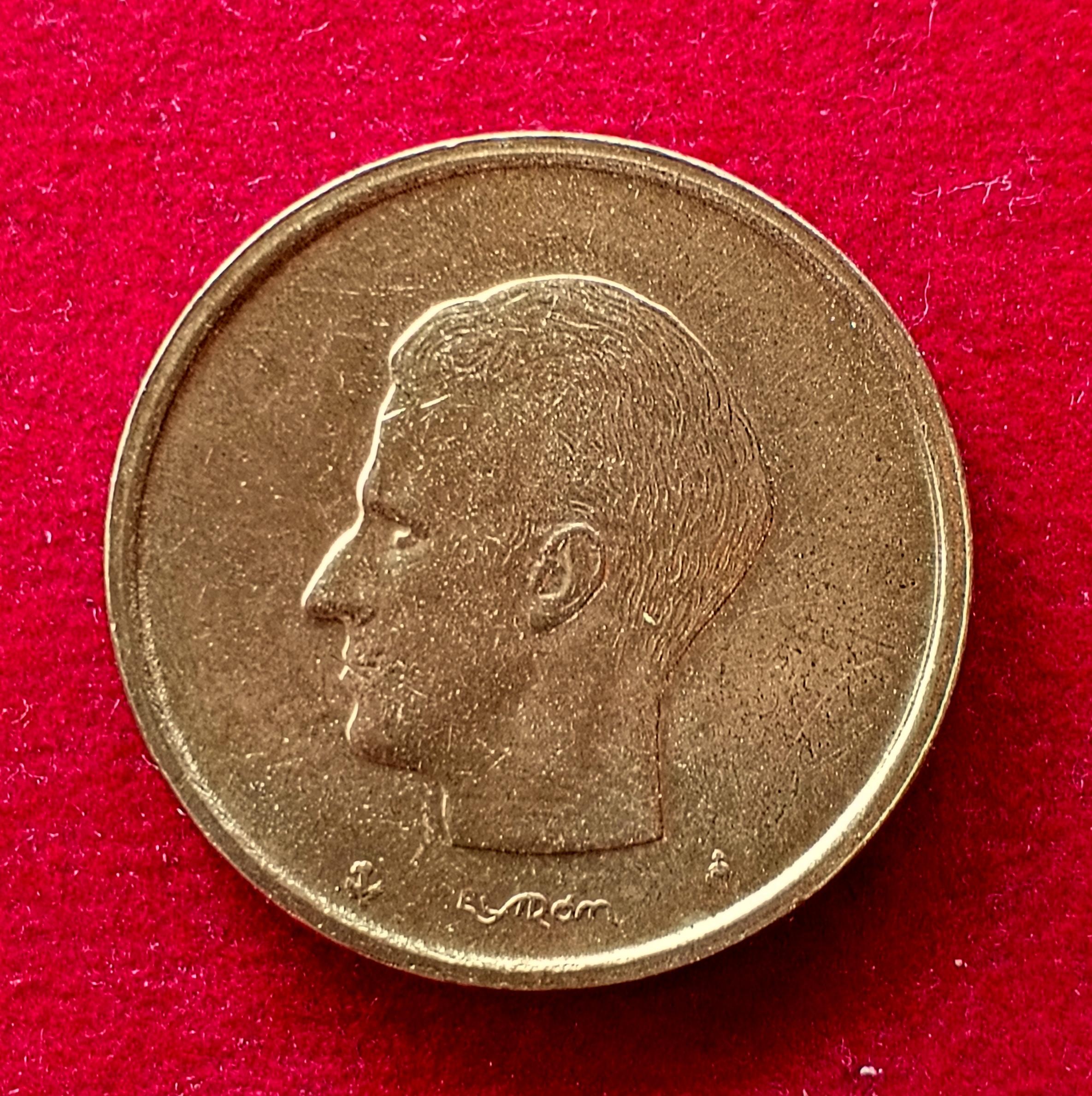 Belgium 20 Francs - Baudouin I Dutch text 1982 Coin