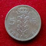 Belgium 5 Francs - Baudouin I 1960 Coin