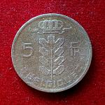 Belgium 5 Francs - Baudouin I 1963 Coin