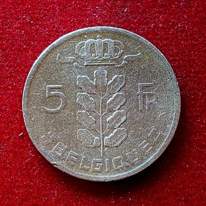 Belgium 5 Francs - Baudouin I 1963 Coin
