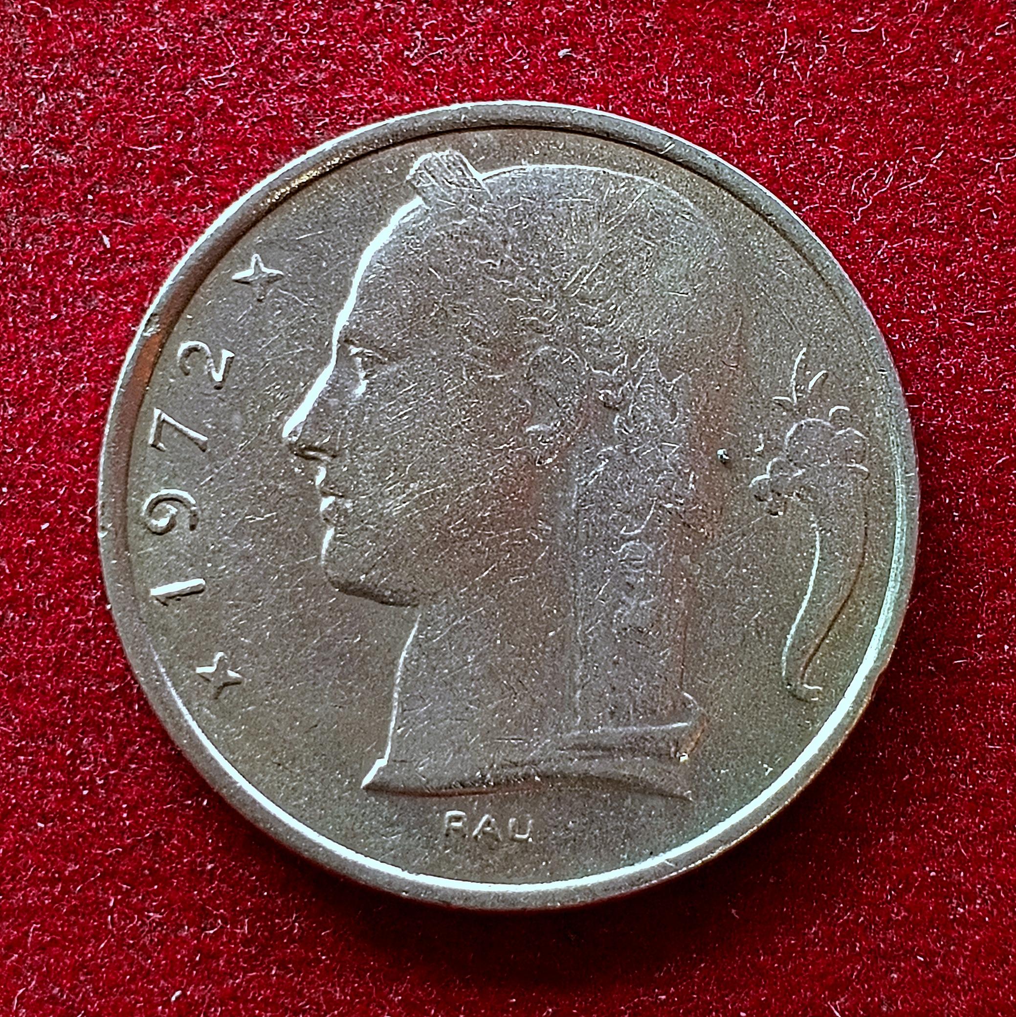 Belgium 5 Francs - Baudouin I 1972 Coin