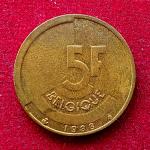 Belgium 5 Francs - Baudouin I 1986 Coin
