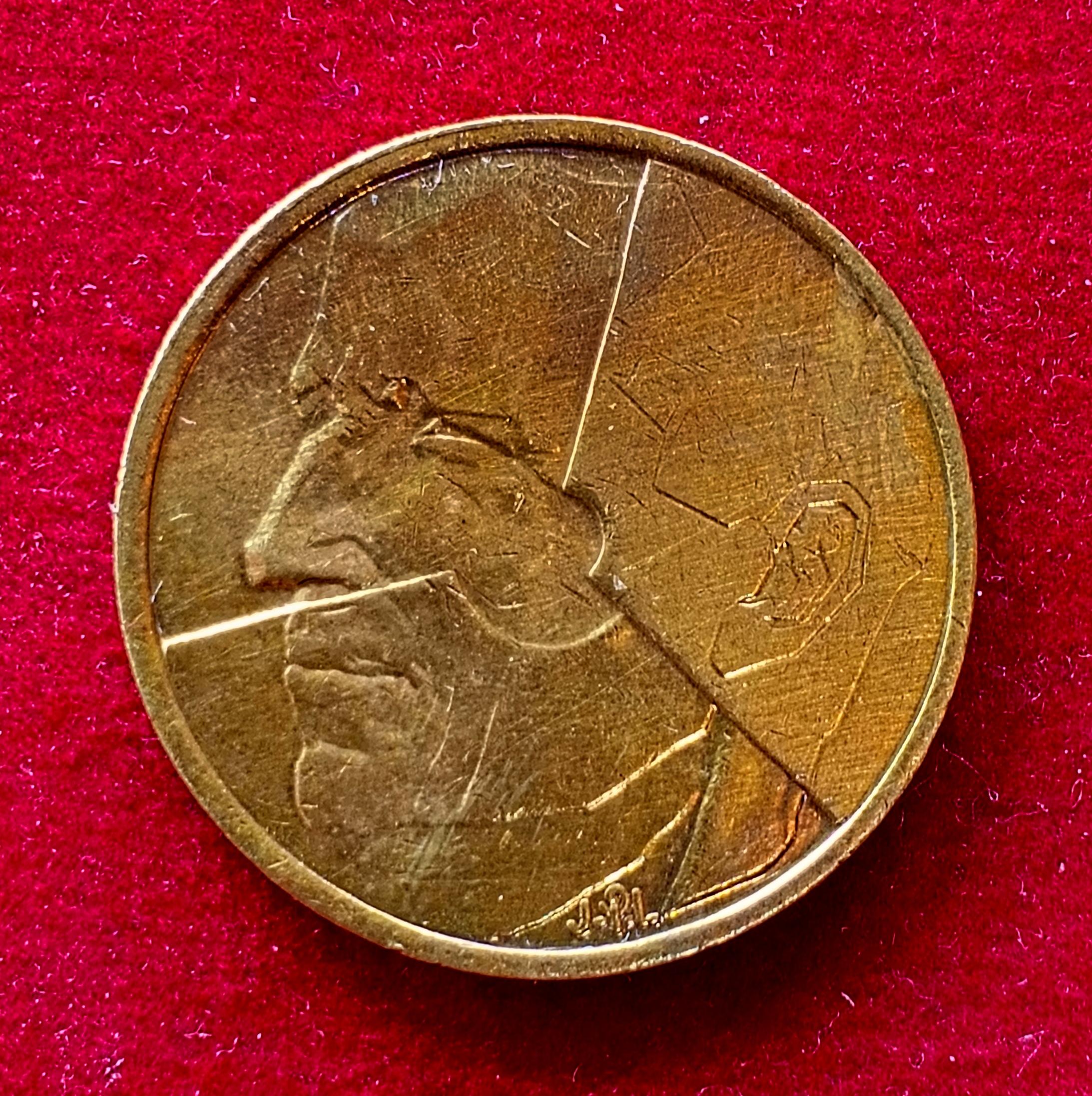 Belgium 5 Francs - Baudouin I 1986 Coin