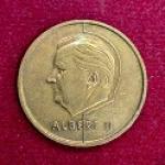 Belgium 5 Francs - Baudouin I (French text) 1994 Coin