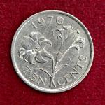 Bermuda (British Overseas Territories) 10 Cents - Elizabeth II 2nd portrait 1970 Coin
