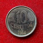 Brazil 10 Centavos 1994 Coin