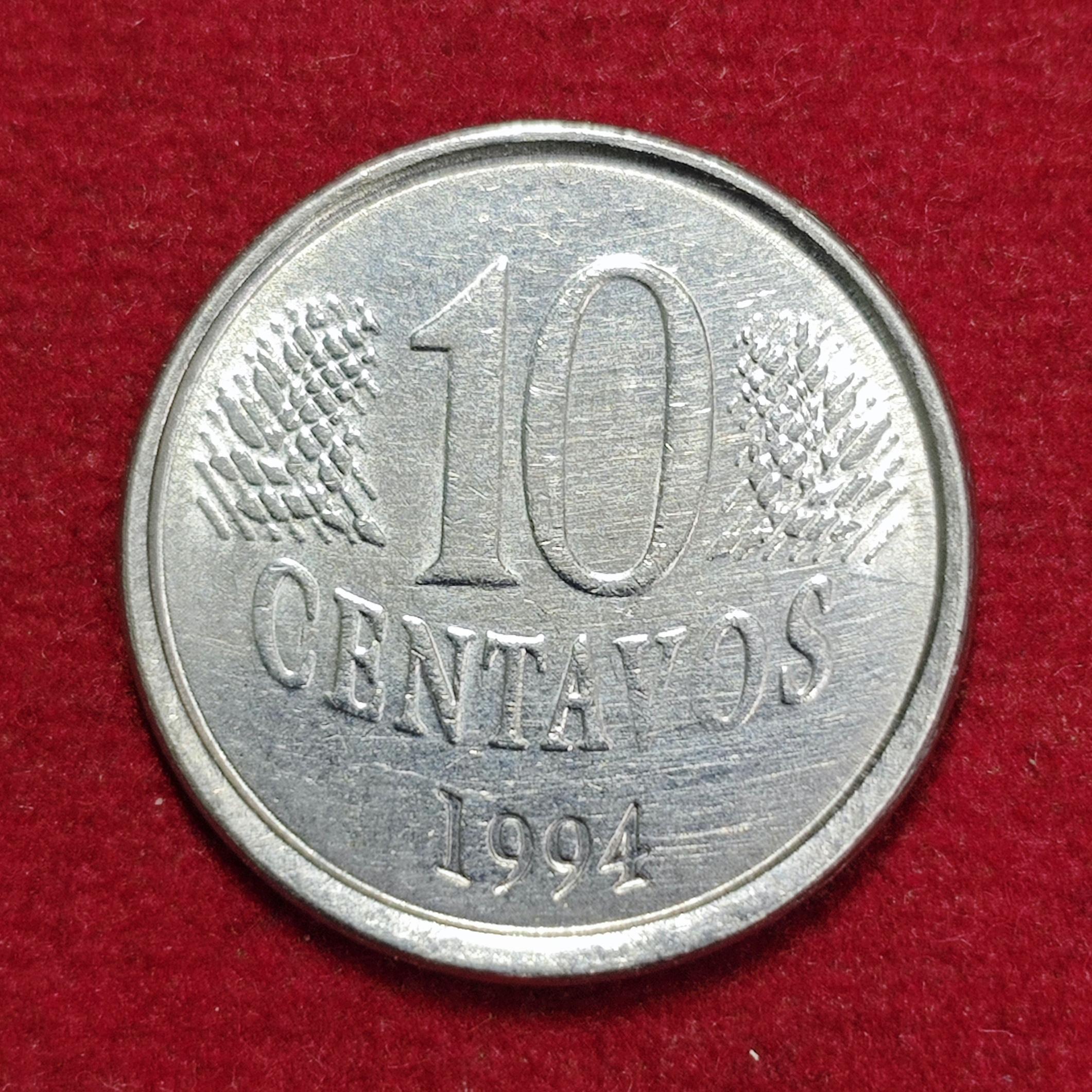 Brazil 10 Centavos 1994 Coin