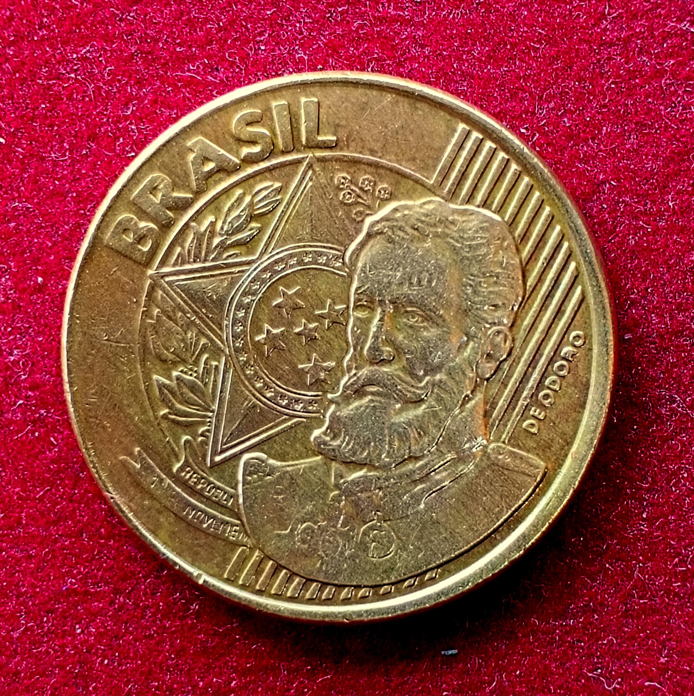 Brazil 25 Centavos Deodoro da Fonseca 2004 Coin