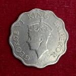 British India 1 Anna George VI 1940 Coin