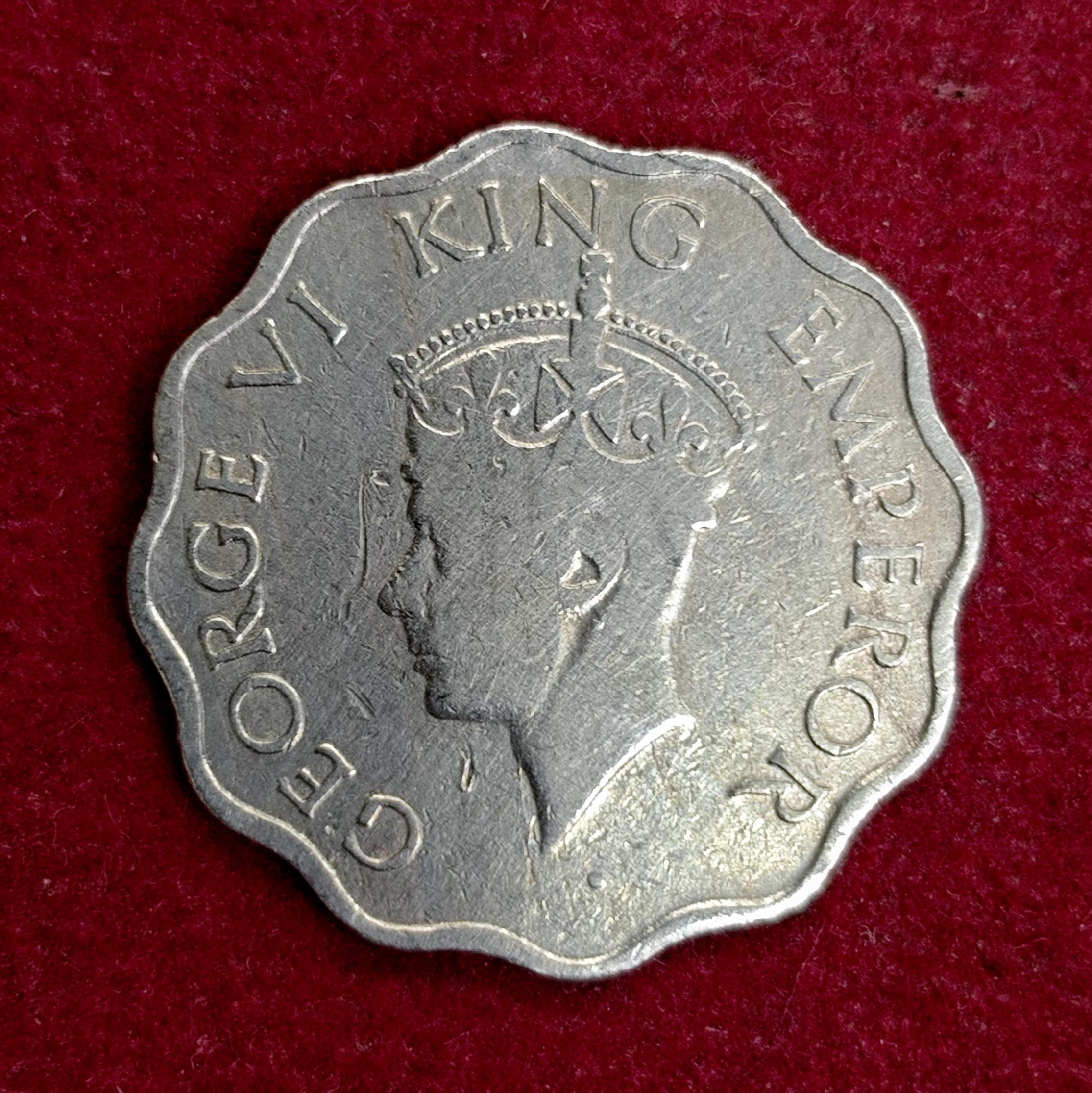 British India 1 Anna George VI 1940 Coin
