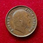 British India 1/12 Anna Edward VII 1904 Coin