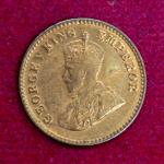 British India 1/12 Anna George V 1920 Coin