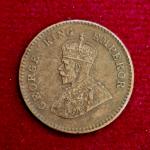 British India 1/12 Anna George V 1920 Coin