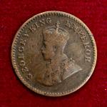 British India 1/12 Anna George V 1933 Coin