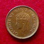 British India 1/12 Anna George V 1941 Coin