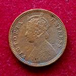 British India 1/12 Anna Victoria 1894 Coin