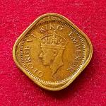 British India 1/2 Anna George VI 1943 Coin