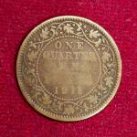 British India 1/4 Anna - George V 1911 Coin