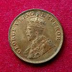 British India 1/4 Anna George V 1930 Coin (UNC)