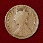 British India 1/4 Anna Victoria 1889 Coin