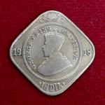 British India 2 Annas - George V 1918 Coin