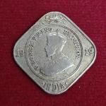 British India 2 Annas George V 1919 Coin