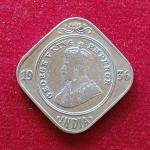 British India 2 Annas - George V 1936 Coin