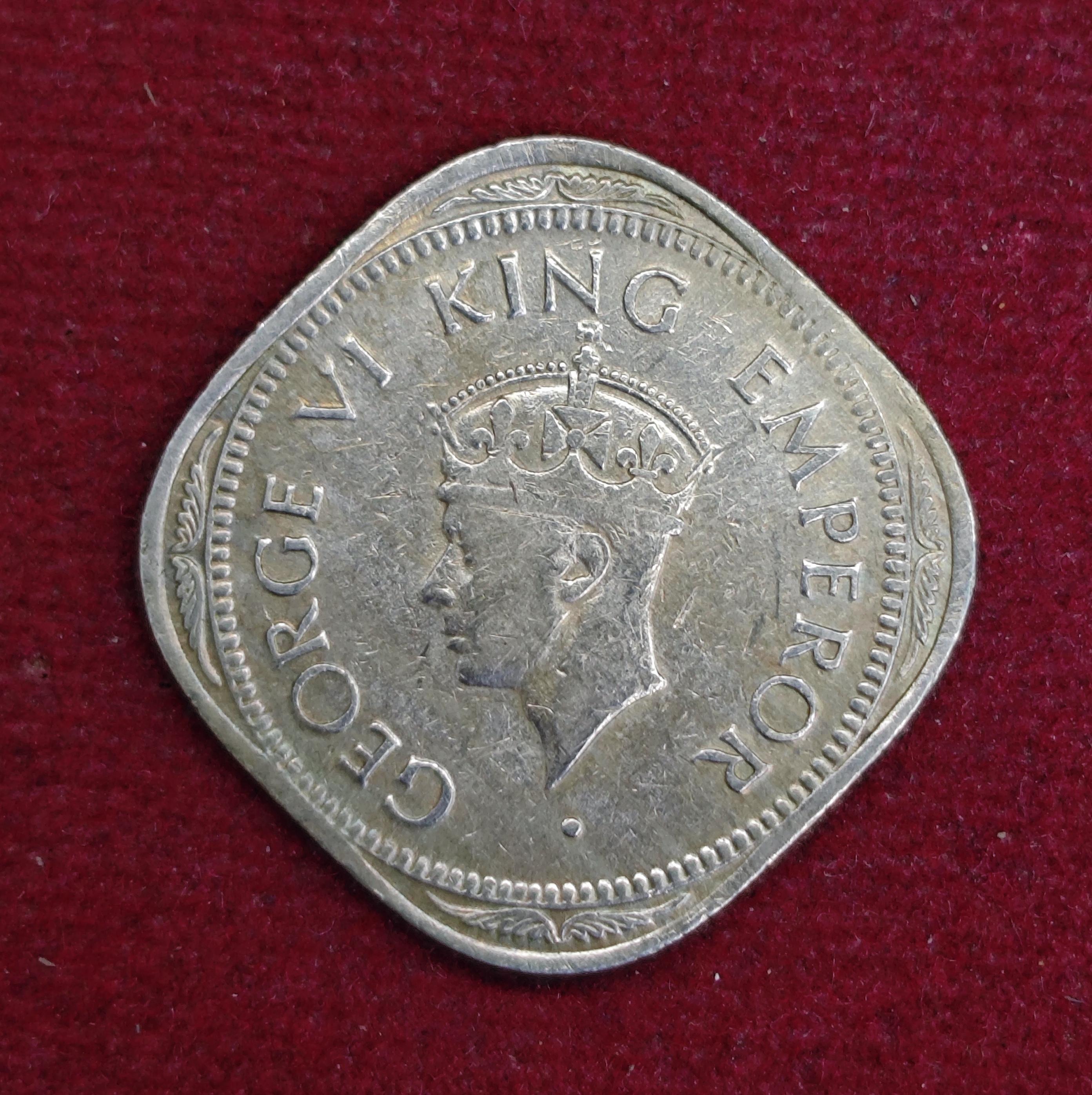 British India 2 Annas - George VI 1946 Coin