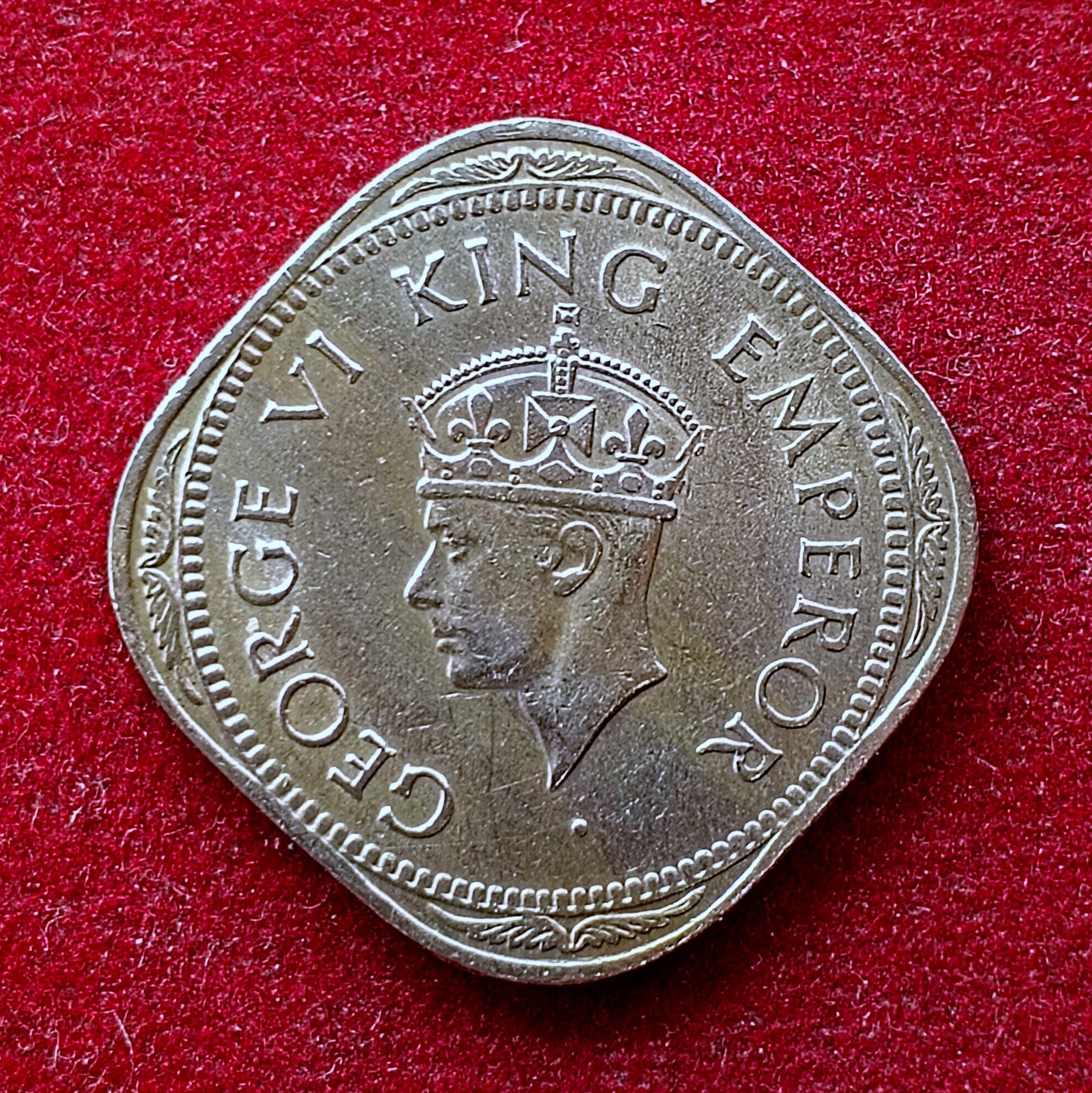 British India 2 Annas - George VI 1946 Coin