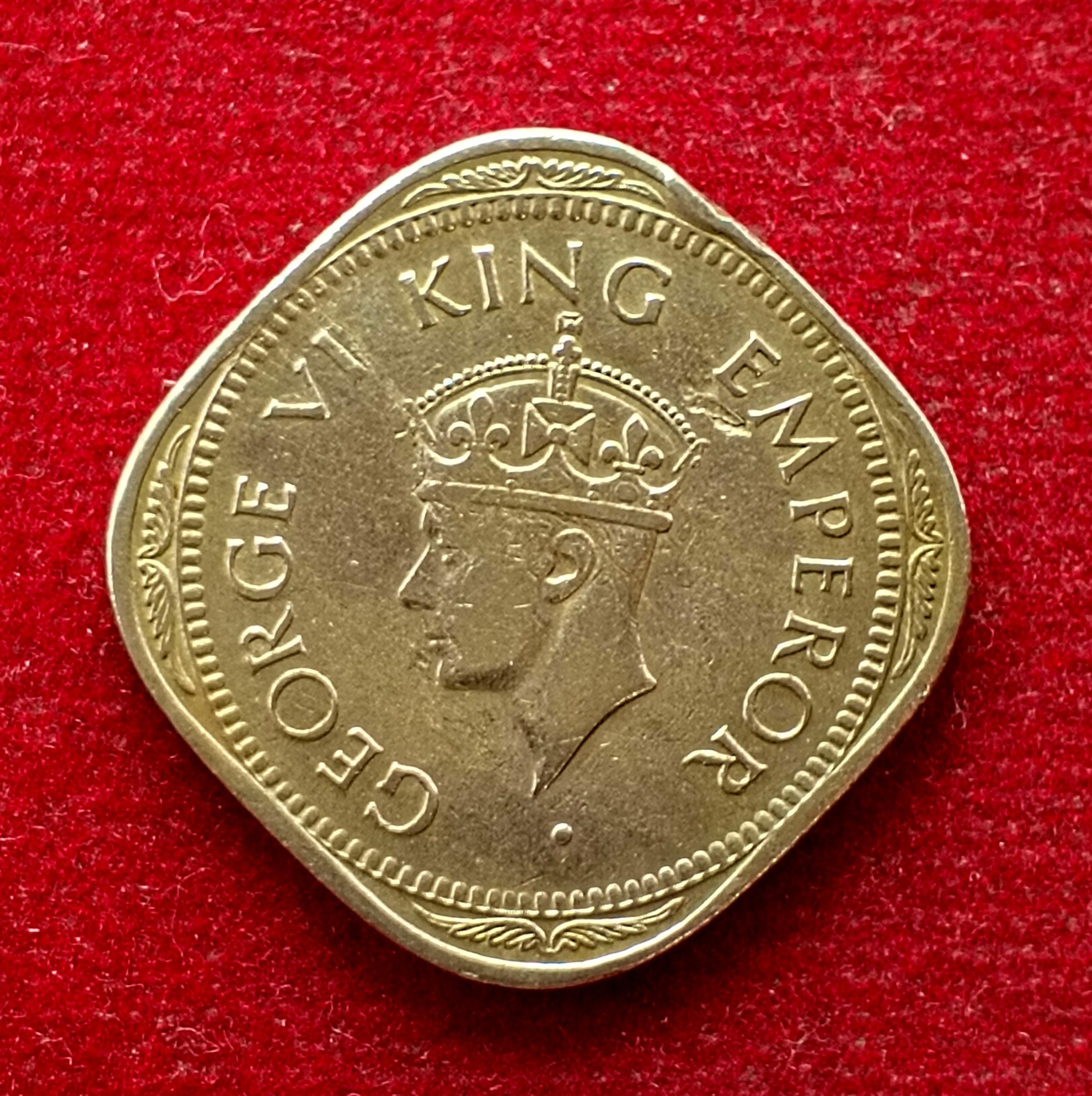British India 2 Annas - George VI 1946 Coin