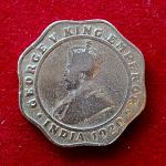 British India 4 Annas - George V 1920 Coin