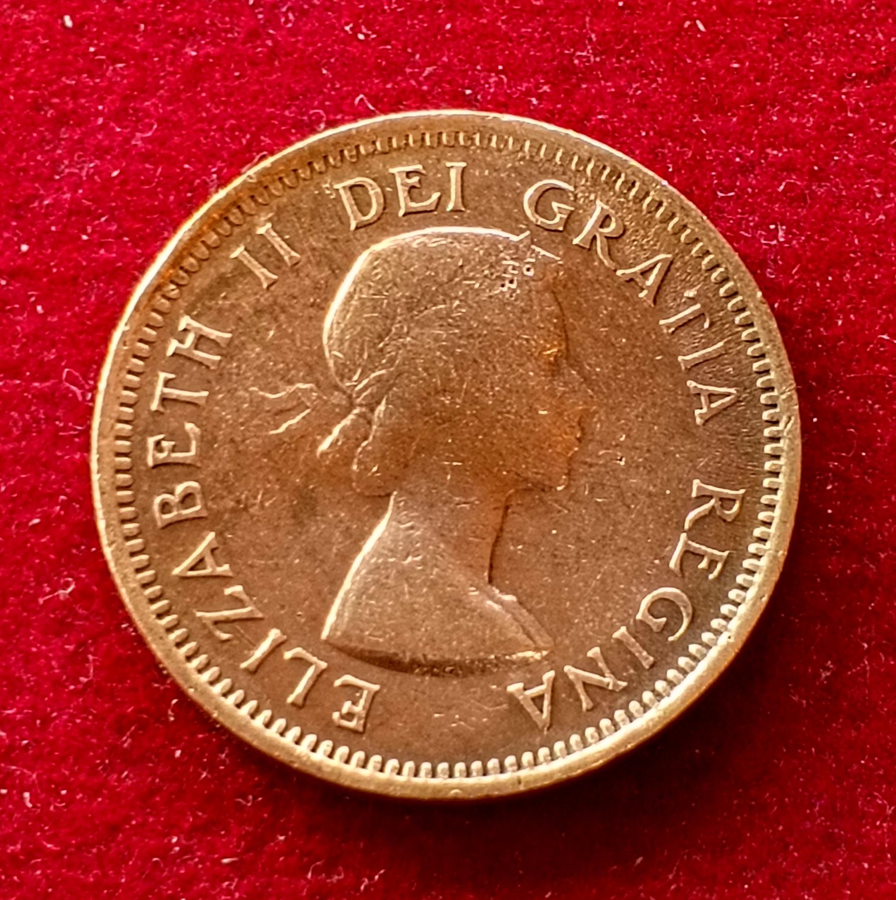 Canada 1 Cent - Elizabeth II 1953 Coin