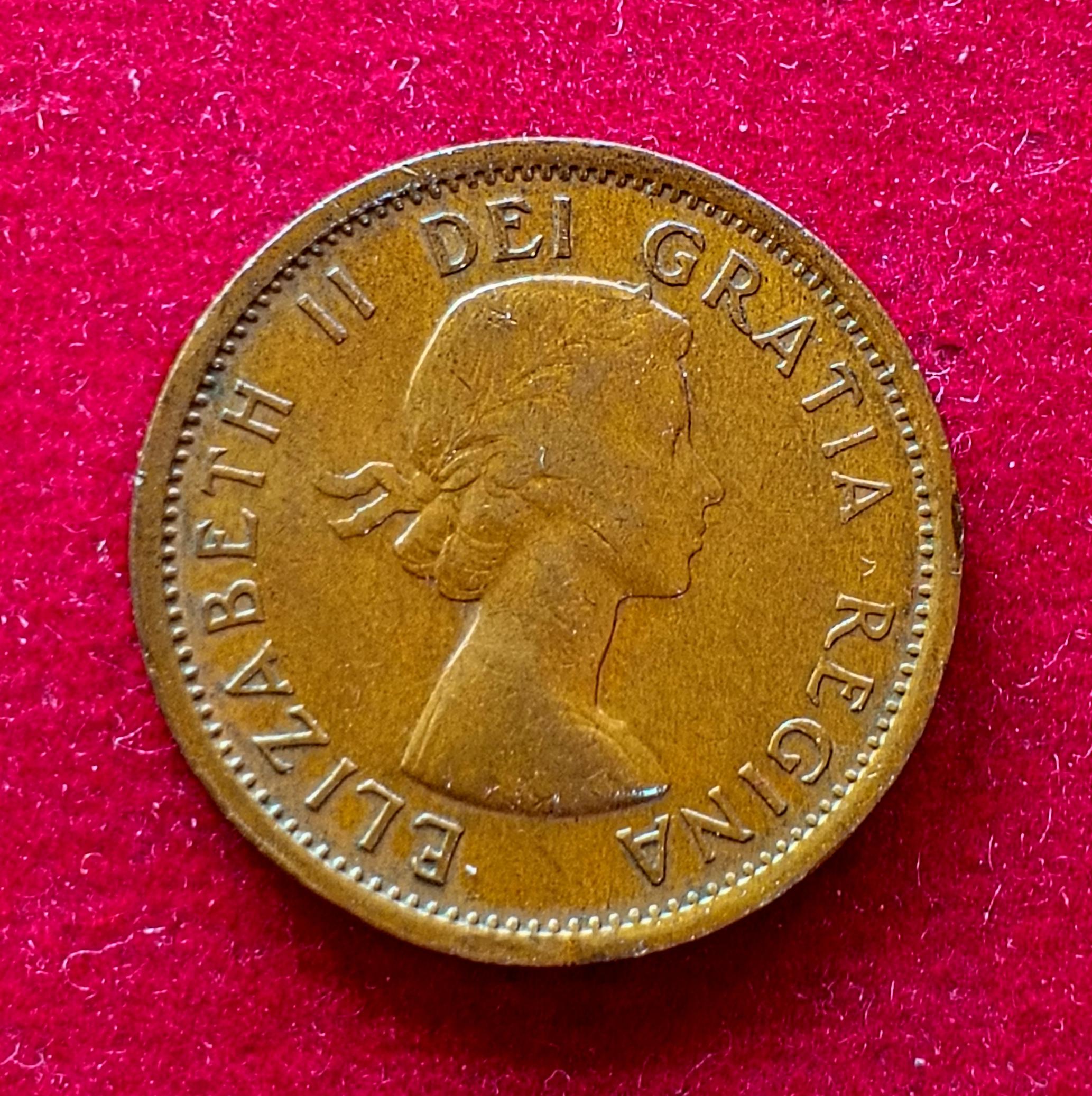Canada 1 Cent - Elizabeth II 1963 Coin