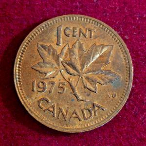 Canada 1 Cent - Elizabeth II 1975 Coin