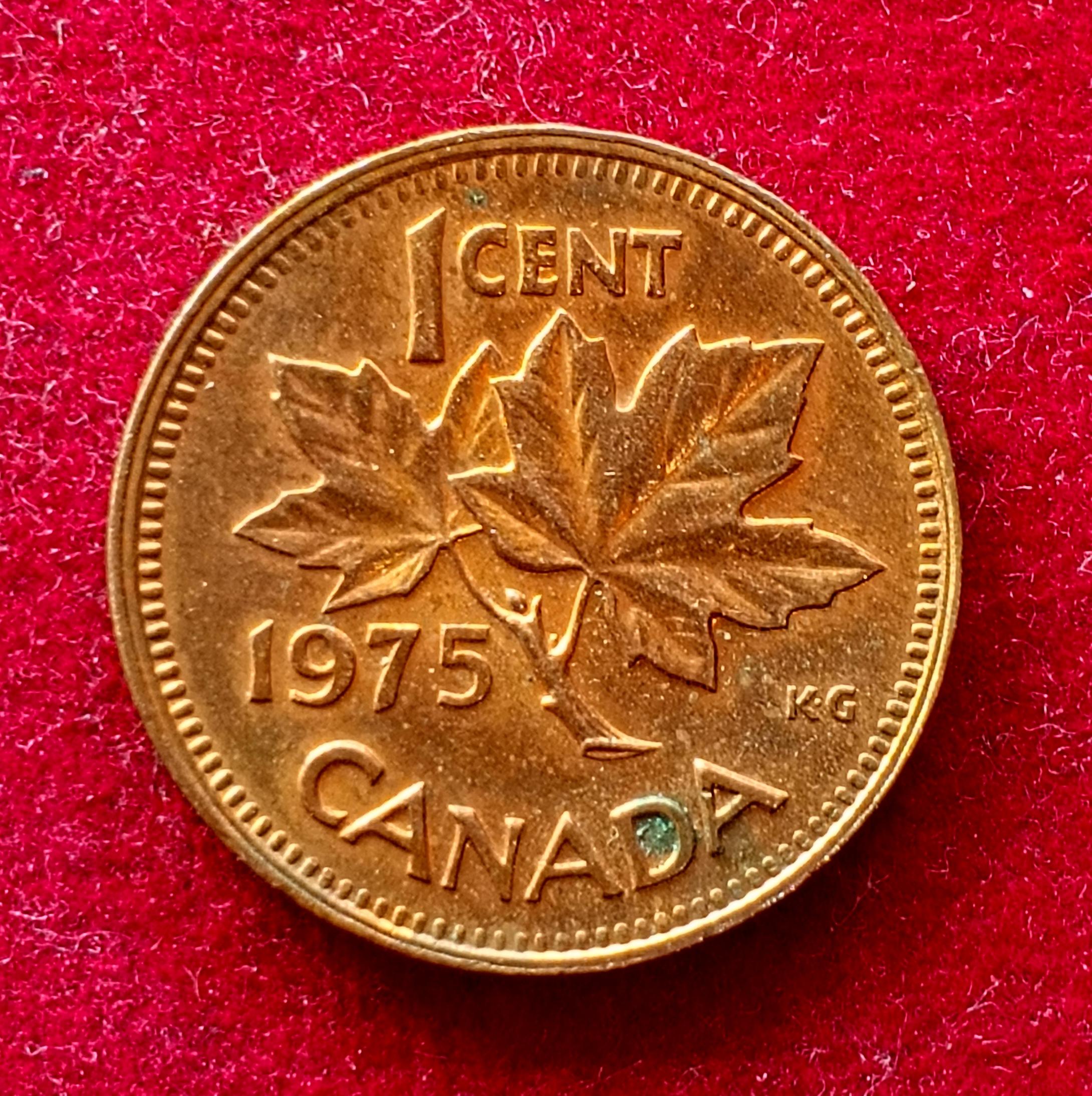 Canada 1 Cent - Elizabeth II 1975 Coin